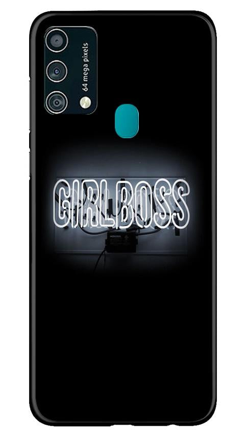 Girl Boss Black Mobile Back Case for Samsung Galaxy F41 (Design - 268) Girl Boss Black Case for Samsung Galaxy F41 (Design No. 268)