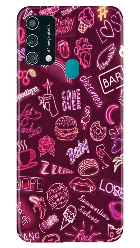 Party Theme Mobile Back Case for Samsung Galaxy F41 (Design - 392) Party Theme Mobile Back Case for Samsung Galaxy F41 (Design - 392)