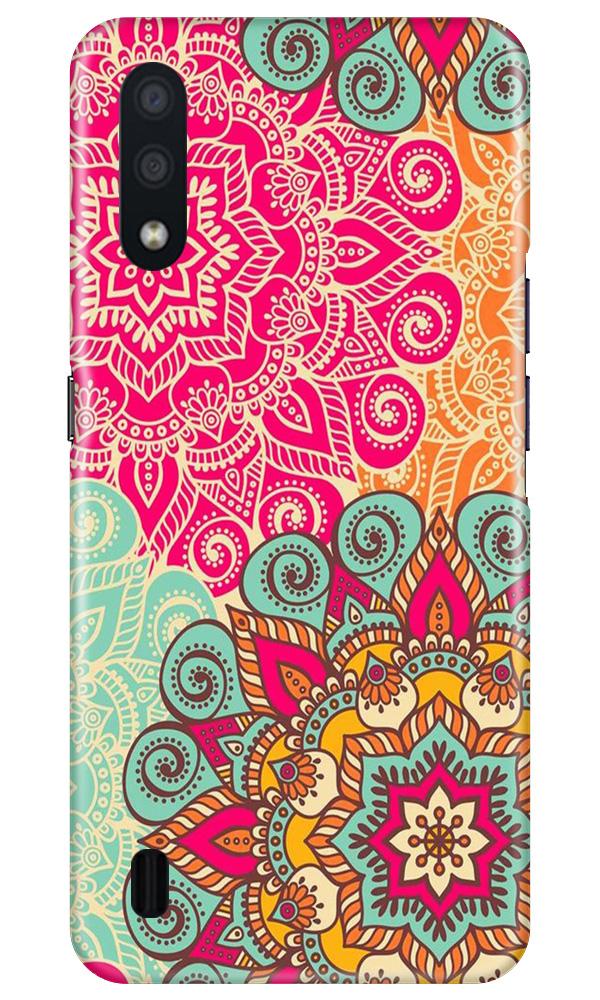 Rangoli art Mobile Back Case for Samsung Galaxy M01 (Design - 6) Rangoli art Case for Samsung Galaxy M01