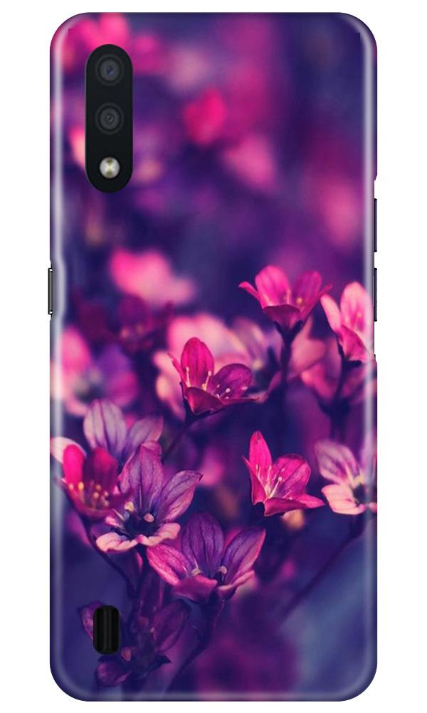flowers Mobile Back Case for Samsung Galaxy M01 (Design - 25) flowers Case for Samsung Galaxy M01
