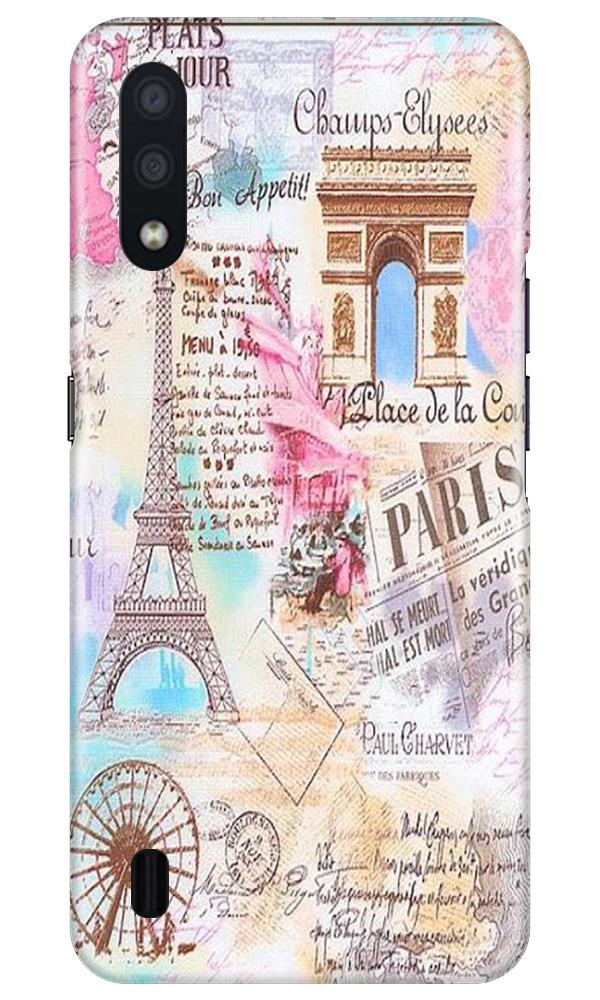 Paris Eiftel Tower Mobile Back Case for Samsung Galaxy M01 (Design - 54) Paris Eiftel Tower Case for Samsung Galaxy M01