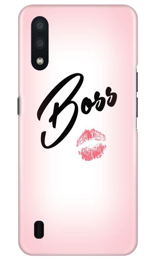 Boss Mobile Back Case for Samsung Galaxy M01 (Design - 59) Boss Case for Samsung Galaxy M01