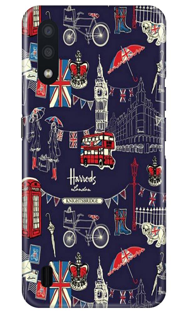 Love London Mobile Back Case for Samsung Galaxy M01 (Design - 75) Love London Case for Samsung Galaxy M01