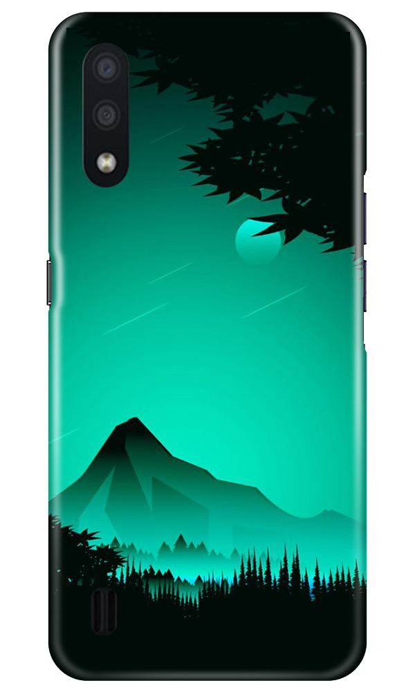 Moon Mountain Mobile Back Case for Samsung Galaxy M01 (Design - 204) Moon Mountain Case for Samsung Galaxy M01 (Design - 204)