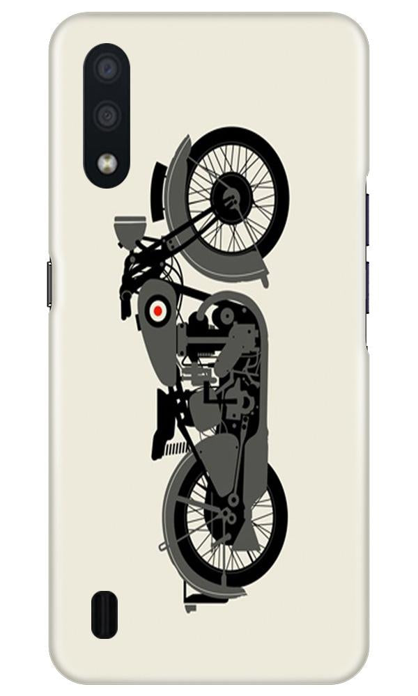 MotorCycle Mobile Back Case for Samsung Galaxy M01 (Design - 259) MotorCycle Case for Samsung Galaxy M01 (Design No. 259)