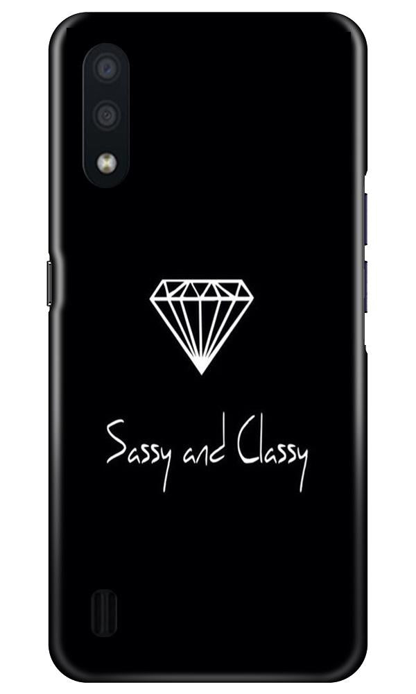 Sassy and Classy Mobile Back Case for Samsung Galaxy M01 (Design - 264) Sassy and Classy Case for Samsung Galaxy M01 (Design No. 264)