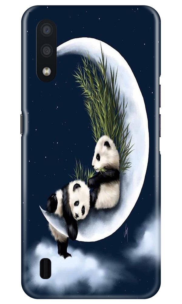 Panda Moon Mobile Back Case for Samsung Galaxy M01 (Design - 318) Panda Moon Mobile Back Case for Samsung Galaxy M01 (Design - 318)