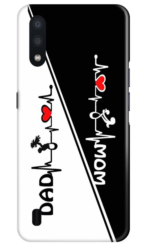 Love Mom Dad Mobile Back Case for Samsung Galaxy M01 (Design - 385) Love Mom Dad Mobile Back Case for Samsung Galaxy M01 (Design - 385)