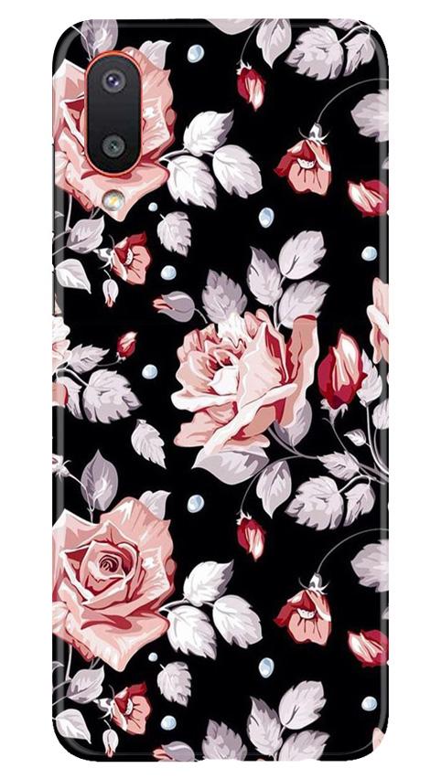 Pink rose Mobile Back Case for Samsung Galaxy M02 (Design - 12) Pink rose Case for Samsung Galaxy M02