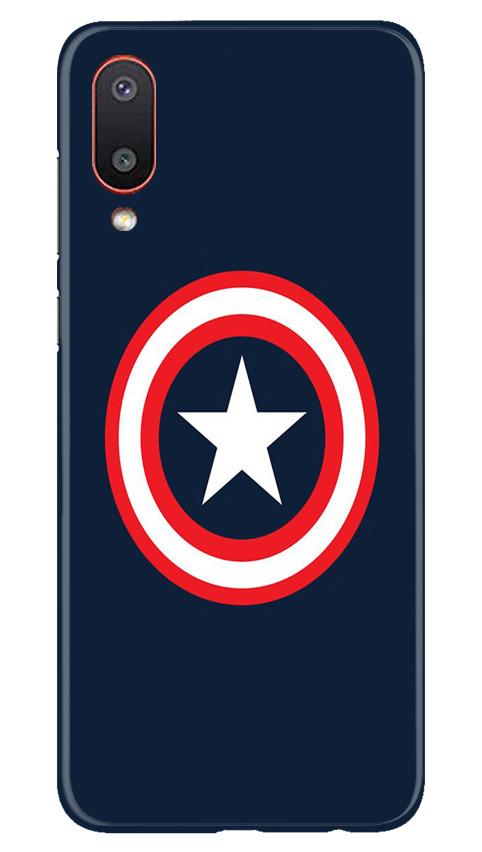 Captain America Mobile Back Case for Samsung Galaxy M02 (Design - 42) Captain America Case for Samsung Galaxy M02