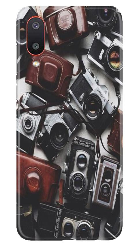 Cameras Mobile Back Case for Samsung Galaxy M02 (Design - 57) Cameras Case for Samsung Galaxy M02