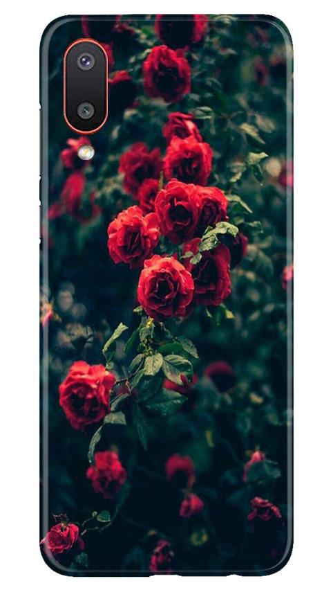 Red Rose Mobile Back Case for Samsung Galaxy M02 (Design - 66) Red Rose Case for Samsung Galaxy M02