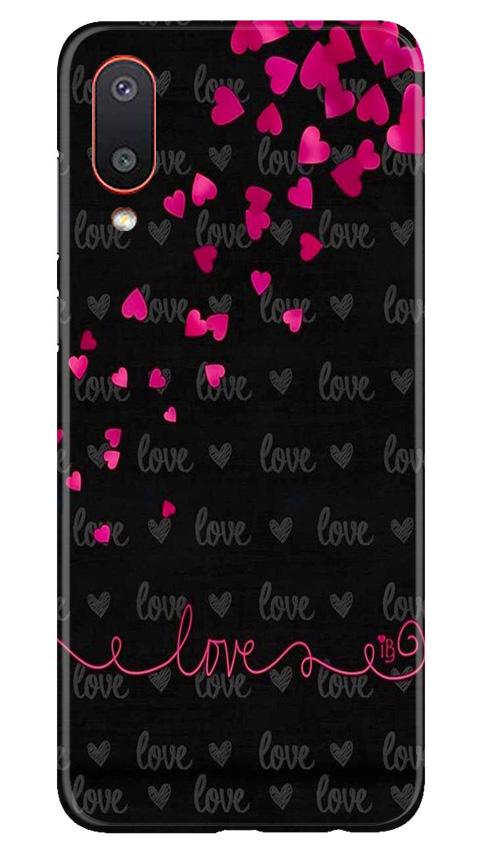 Love in Air Mobile Back Case for Samsung Galaxy M02 (Design - 89) Love in Air Case for Samsung Galaxy M02
