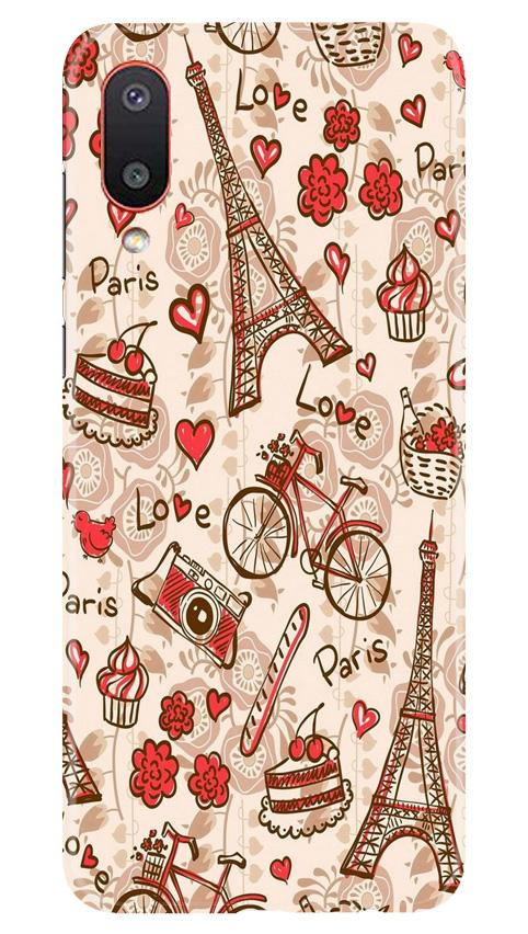 Love Paris Mobile Back Case for Samsung Galaxy M02 (Design - 103) Love Paris Case for Samsung Galaxy M02 (Design - 103)