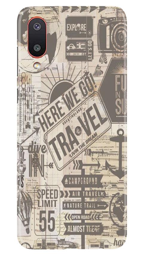 Travel Mobile Back Case for Samsung Galaxy M02 (Design - 104) Travel Case for Samsung Galaxy M02 (Design - 104)