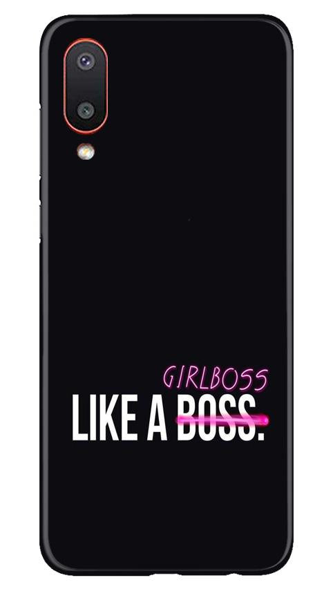 Like a Girl Boss Mobile Back Case for Samsung Galaxy M02 (Design - 265) Like a Girl Boss Case for Samsung Galaxy M02 (Design No. 265)