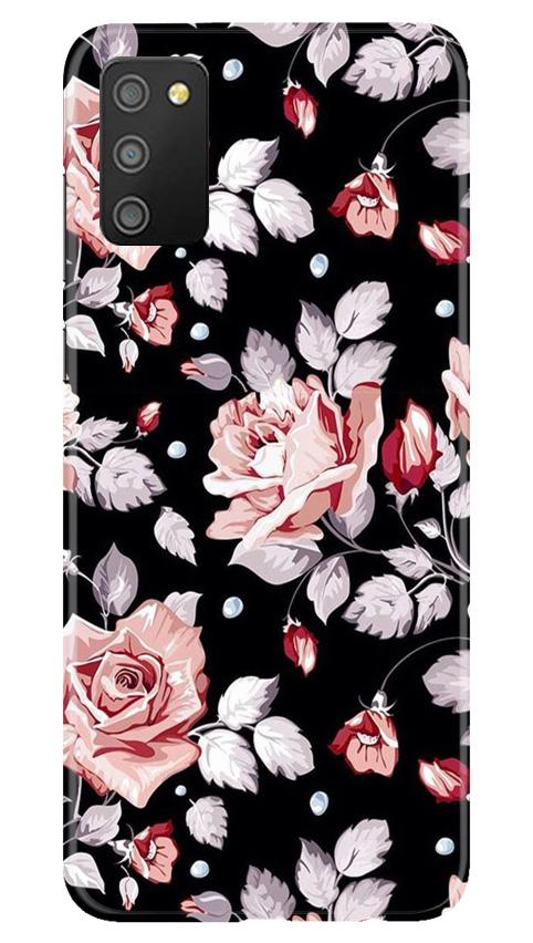 Pink rose Mobile Back Case for Samsung Galaxy F02s (Design - 12) Pink rose Case for Samsung Galaxy F02s