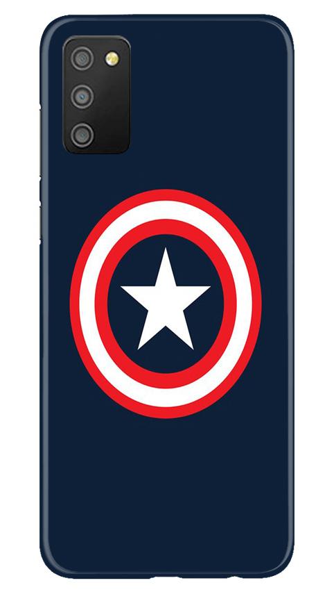 Captain America Mobile Back Case for Samsung Galaxy M02s (Design - 42) Captain America Case for Samsung Galaxy M02s