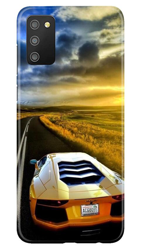 Car lovers Mobile Back Case for Samsung Galaxy M02s (Design - 46) Car lovers Case for Samsung Galaxy M02s