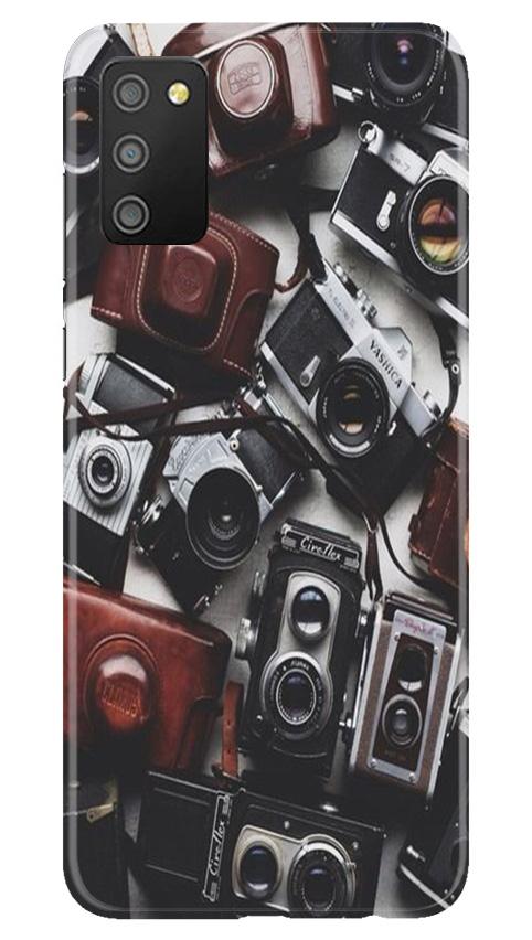 Cameras Mobile Back Case for Samsung Galaxy F02s (Design - 57) Cameras Case for Samsung Galaxy F02s