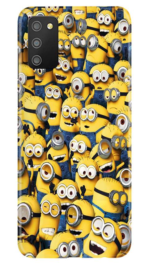 Minions Mobile Back Case for Samsung Galaxy M02s (Design - 126) Minions Case for Samsung Galaxy M02s (Design - 126)