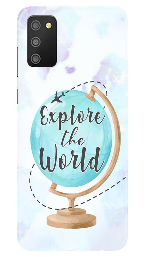 Explore the World Mobile Back Case for Samsung Galaxy F02s (Design - 207) Explore the World Case for Samsung Galaxy F02s (Design No. 207)
