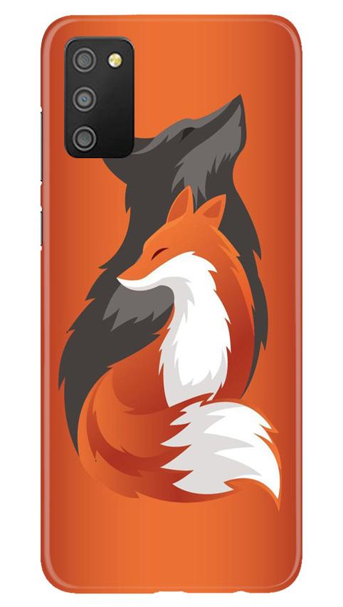 Wolf Mobile Back Case for Samsung Galaxy F02s (Design - 224) Wolf Case for Samsung Galaxy F02s (Design No. 224)