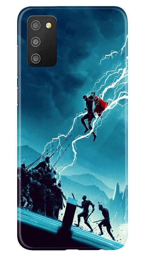 Thor Avengers Mobile Back Case for Samsung Galaxy M02s (Design - 243) Thor Avengers Case for Samsung Galaxy M02s (Design No. 243)
