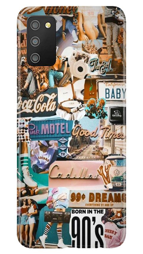 Vintage Design Mobile Back Case for Samsung Galaxy F02s (Design - 284) Vintage Design Case for Samsung Galaxy F02s (Design No. 284)