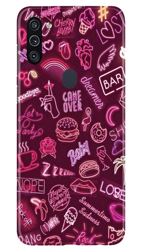 Party Theme Mobile Back Case for Samsung Galaxy M11 (Design - 392) Party Theme Mobile Back Case for Samsung Galaxy M11 (Design - 392)