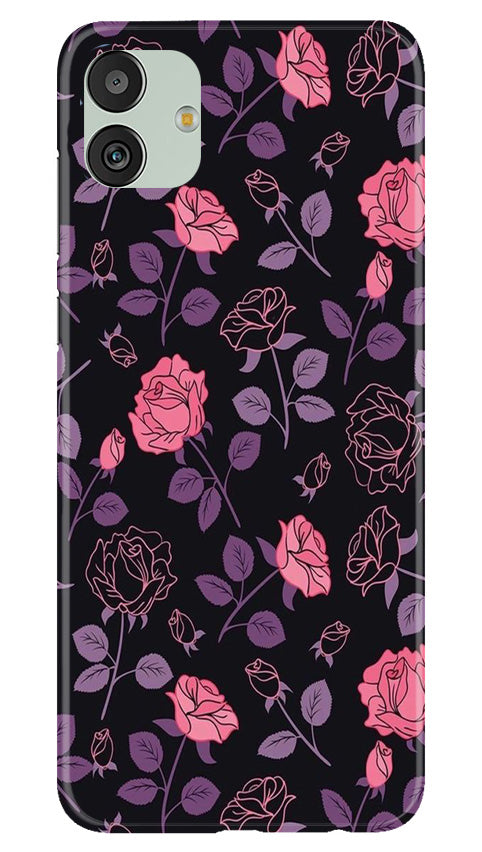Rose Black Background Mobile Back Case for Samsung Galaxy M13 5G (Design - 27) Rose Black Background Case for Samsung Galaxy M13 5G