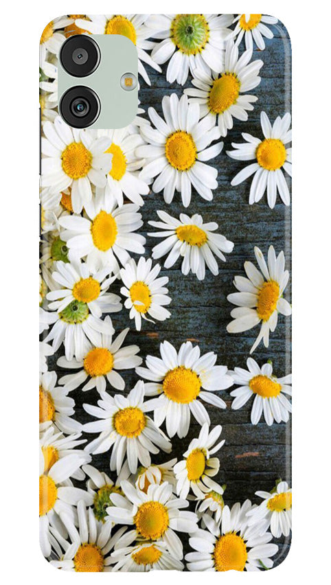 White flowers2 Mobile Back Case for Samsung Galaxy M13 5G (Design - 62) White flowers2 Case for Samsung Galaxy M13 5G