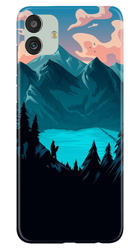 Mountains Mobile Back Case for Samsung Galaxy M13 5G (Design - 155) Mountains Case for Samsung Galaxy M13 5G (Design - 155)