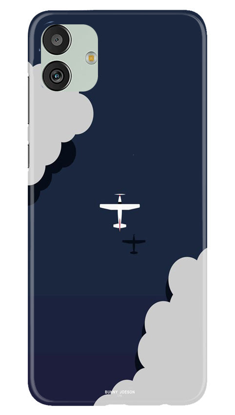 Clouds Plane Mobile Back Case for Samsung Galaxy M13 5G (Design - 165) Clouds Plane Case for Samsung Galaxy M13 5G (Design - 165)