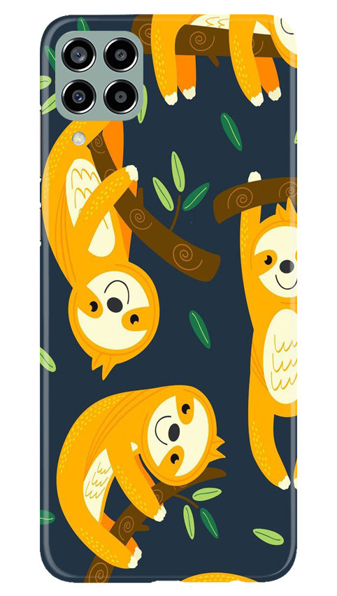 Racoon Pattern Mobile Back Case for Samsung Galaxy M33 5G (Design - 2) Racoon Pattern Case for Samsung Galaxy M33 5G