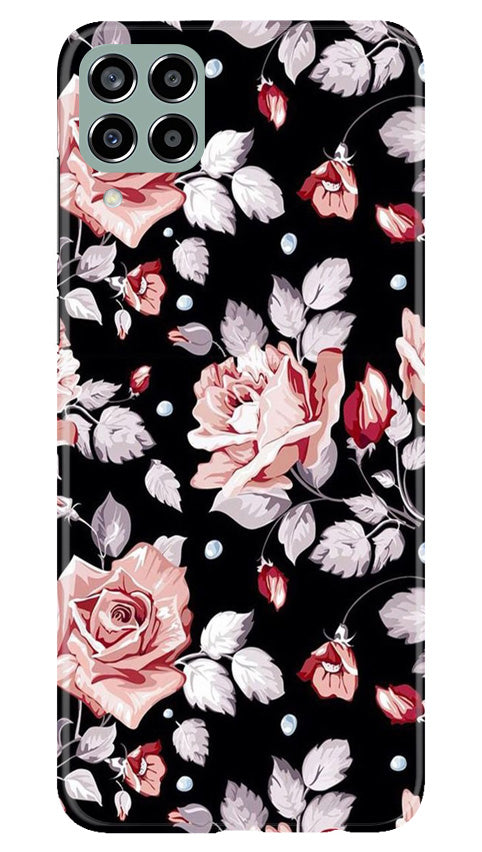 Pink rose Mobile Back Case for Samsung Galaxy M33 5G (Design - 12) Pink rose Case for Samsung Galaxy M33 5G