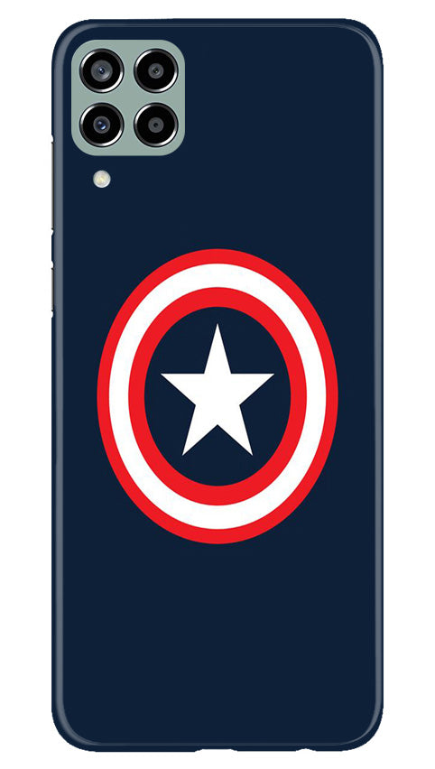 Captain America Mobile Back Case for Samsung Galaxy M33 5G (Design - 42) Captain America Case for Samsung Galaxy M33 5G