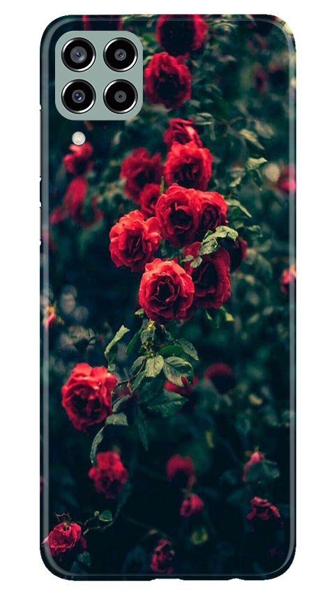 Red Rose Mobile Back Case for Samsung Galaxy M33 5G (Design - 66) Red Rose Case for Samsung Galaxy M33 5G