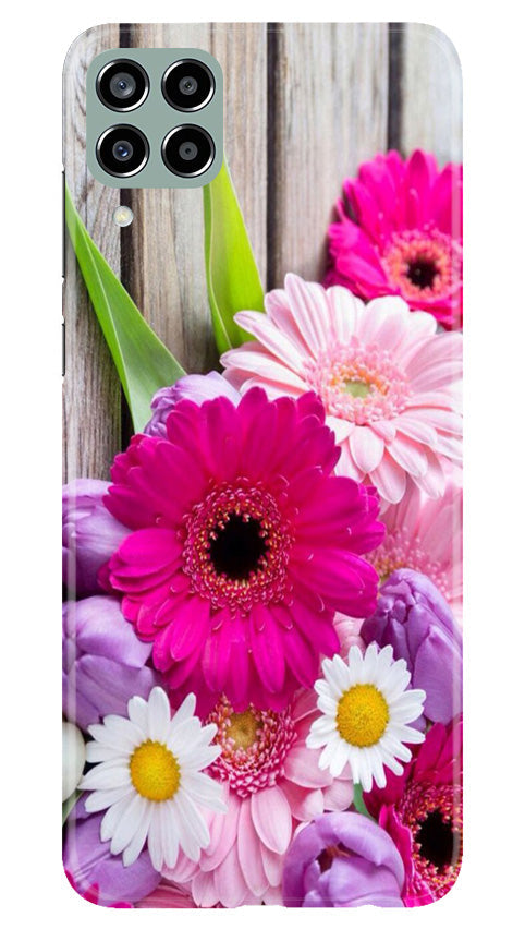 Coloful Daisy2 Mobile Back Case for Samsung Galaxy M33 5G (Design - 76) Coloful Daisy2 Case for Samsung Galaxy M33 5G