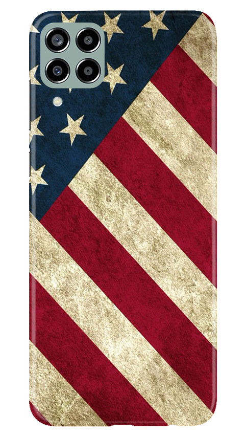 America Mobile Back Case for Samsung Galaxy M33 5G (Design - 79) America Case for Samsung Galaxy M33 5G