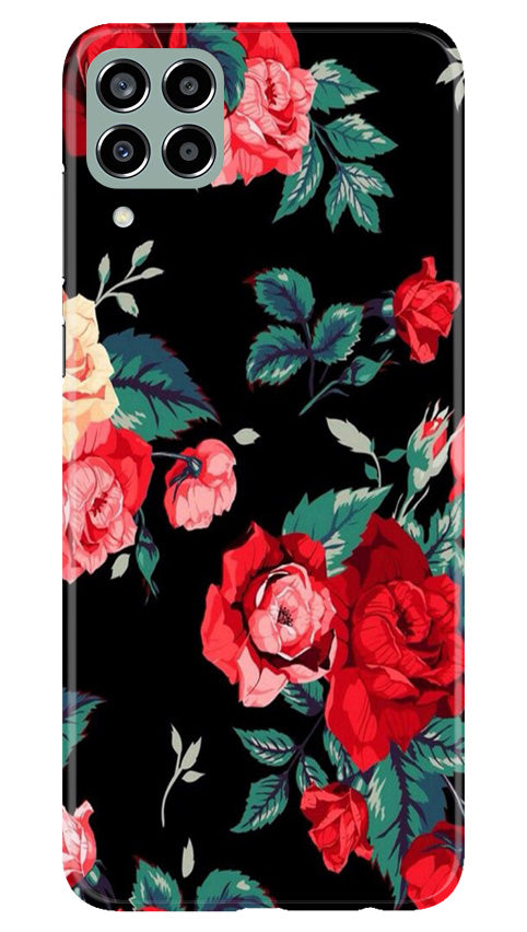 Red Rose2 Mobile Back Case for Samsung Galaxy M33 5G (Design - 81) Red Rose2 Case for Samsung Galaxy M33 5G