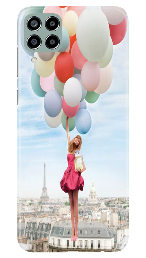 Girl with Baloon Mobile Back Case for Samsung Galaxy M33 5G (Design - 84) Girl with Baloon Case for Samsung Galaxy M33 5G