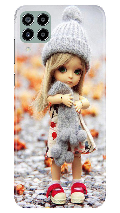 Cute Doll Mobile Back Case for Samsung Galaxy M33 5G (Design - 93) Cute Doll Case for Samsung Galaxy M33 5G