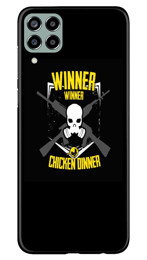 Winner Winner Chicken Dinner Mobile Back Case for Samsung Galaxy M33 5G (Design - 147) Winner Winner Chicken Dinner Case for Samsung Galaxy M33 5G (Design - 147)