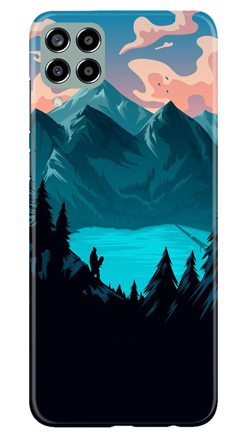 Mountains Mobile Back Case for Samsung Galaxy M33 5G (Design - 155) Mountains Case for Samsung Galaxy M33 5G (Design - 155)