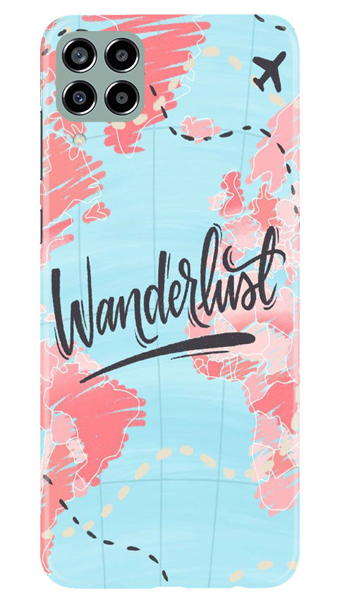 Wonderlust Travel Mobile Back Case for Samsung Galaxy M33 5G (Design - 192) Wonderlust Travel Case for Samsung Galaxy M33 5G (Design No. 192)