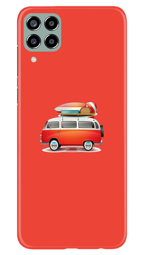 Travel Bus Mobile Back Case for Samsung Galaxy M33 5G (Design - 227) Travel Bus Case for Samsung Galaxy M33 5G (Design No. 227)