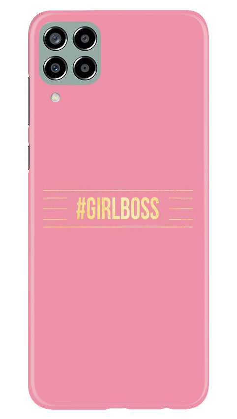 Girl Boss Pink Mobile Back Case for Samsung Galaxy M33 5G (Design - 232) Girl Boss Pink Case for Samsung Galaxy M33 5G (Design No. 232)