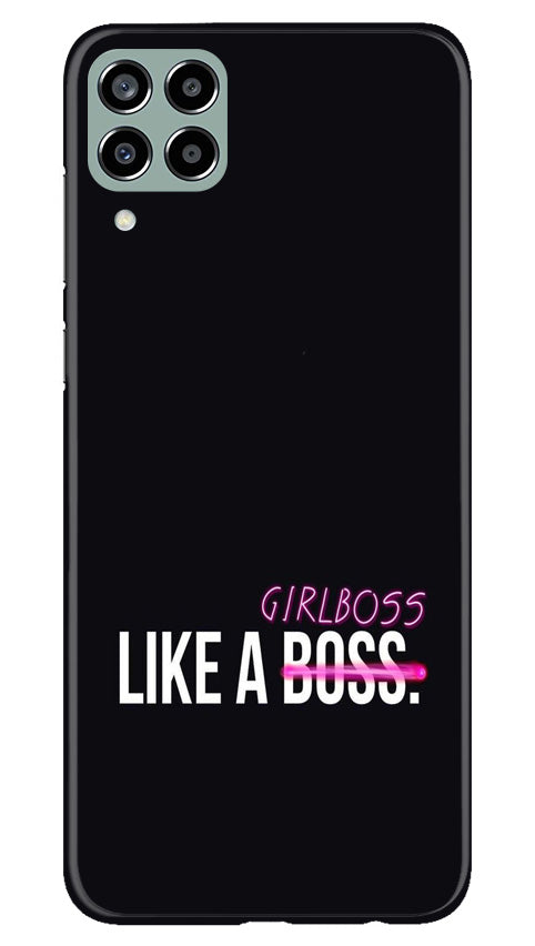 Like a Girl Boss Mobile Back Case for Samsung Galaxy M33 5G (Design - 234) Like a Girl Boss Case for Samsung Galaxy M33 5G (Design No. 234)