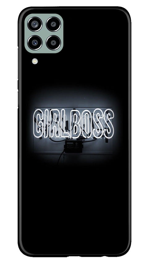 Girl Boss Black Mobile Back Case for Samsung Galaxy M33 5G (Design - 237) Girl Boss Black Case for Samsung Galaxy M33 5G (Design No. 237)